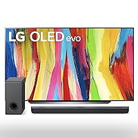 LG 83-inch Class OLED evo C2 Series 4K Smart TV with Alexa Built-in OLED83C2PUA S90QY 5.1.3ch Sound bar w/Center Up-Firing, Dolby Atmos DTS:X, Works w/Alexa, Hi-Res Audio, IMAX Enhanced