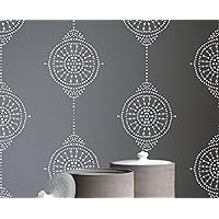 2 Pack, Olympos, Large Wall Stencil, Modern Wall Stencils for Painting, Stencils For Walls, Minimal Wall Stencils Pattern