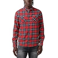 Buffalo David Bitton Men's Long Sleeve Plaid Button Down