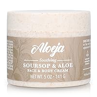 Soursop and Aloe Vera Face and Body Cream – Ultra-Nourishing Moisturizing Cream for Face and Body – Soothing Face and Body Cream for Women, Men – Moisturizing Lotion for All Skin Types