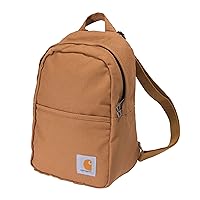 Carhartt Classic Mini, Durable, Water-Resistant Adjustable Shoulder Straps, Everyday Backpack Brown, One Size