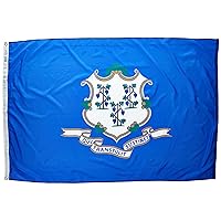 Annin Flagmakers Connecticut State Flag USA-Made to Official State Design Specifications, 4 x 6 Feet (Model 140770)