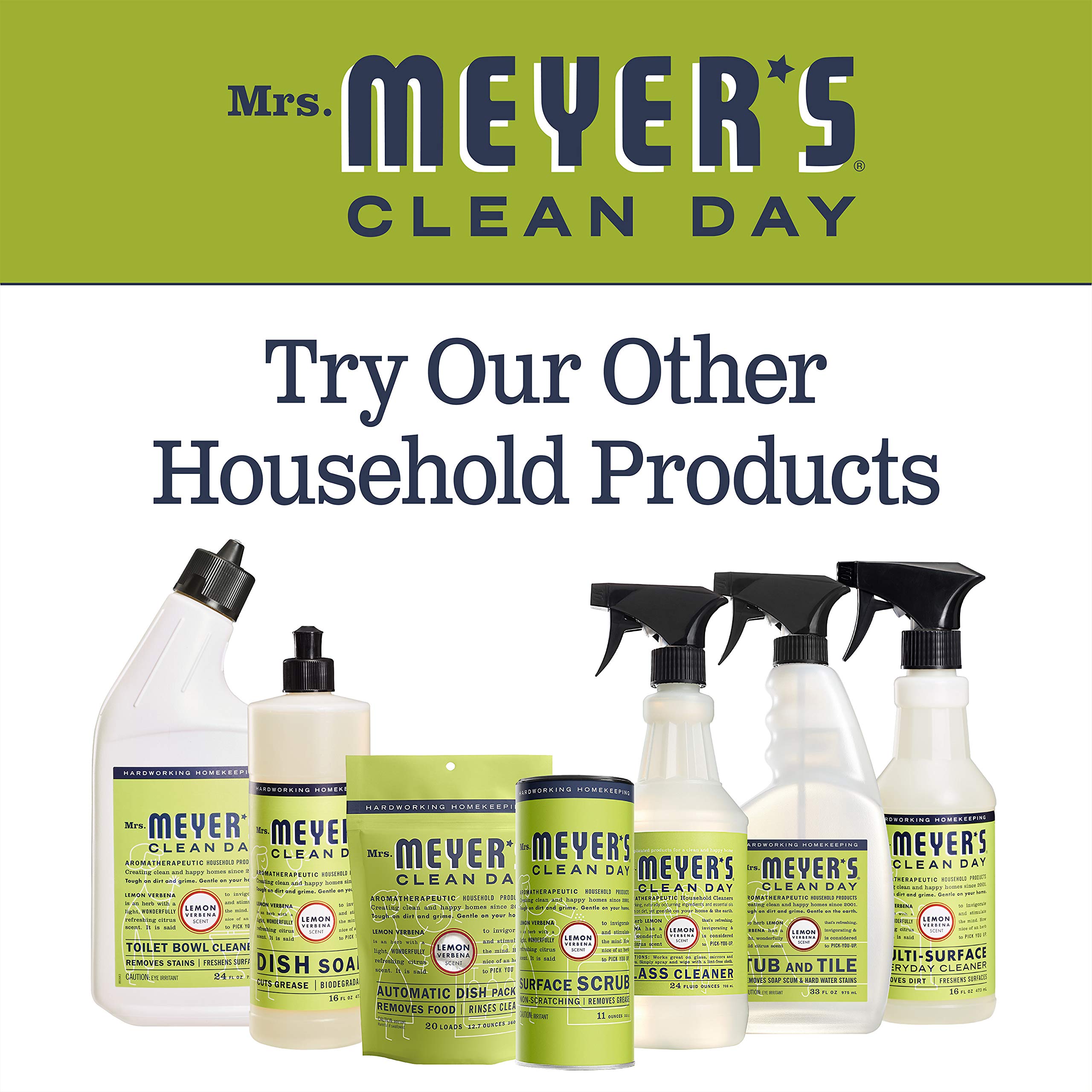 Mrs. Meyer's Clean Day Liquid Dish Soap, Lemon Verbena, 16 ounce bottle