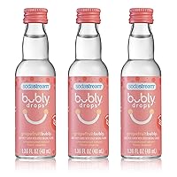 SodaStream bubly Drops, Grapefruit , 1.36oz (Pack of 3)