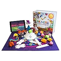 Beasts of Balance - A Digital Tabletop Hybrid Family Stacking Game For Ages 7+ (BOB-COR-WW-1/GEN)Plinth included
