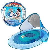 Baby Spring Float Sun Canopy - Blue Sea Monster