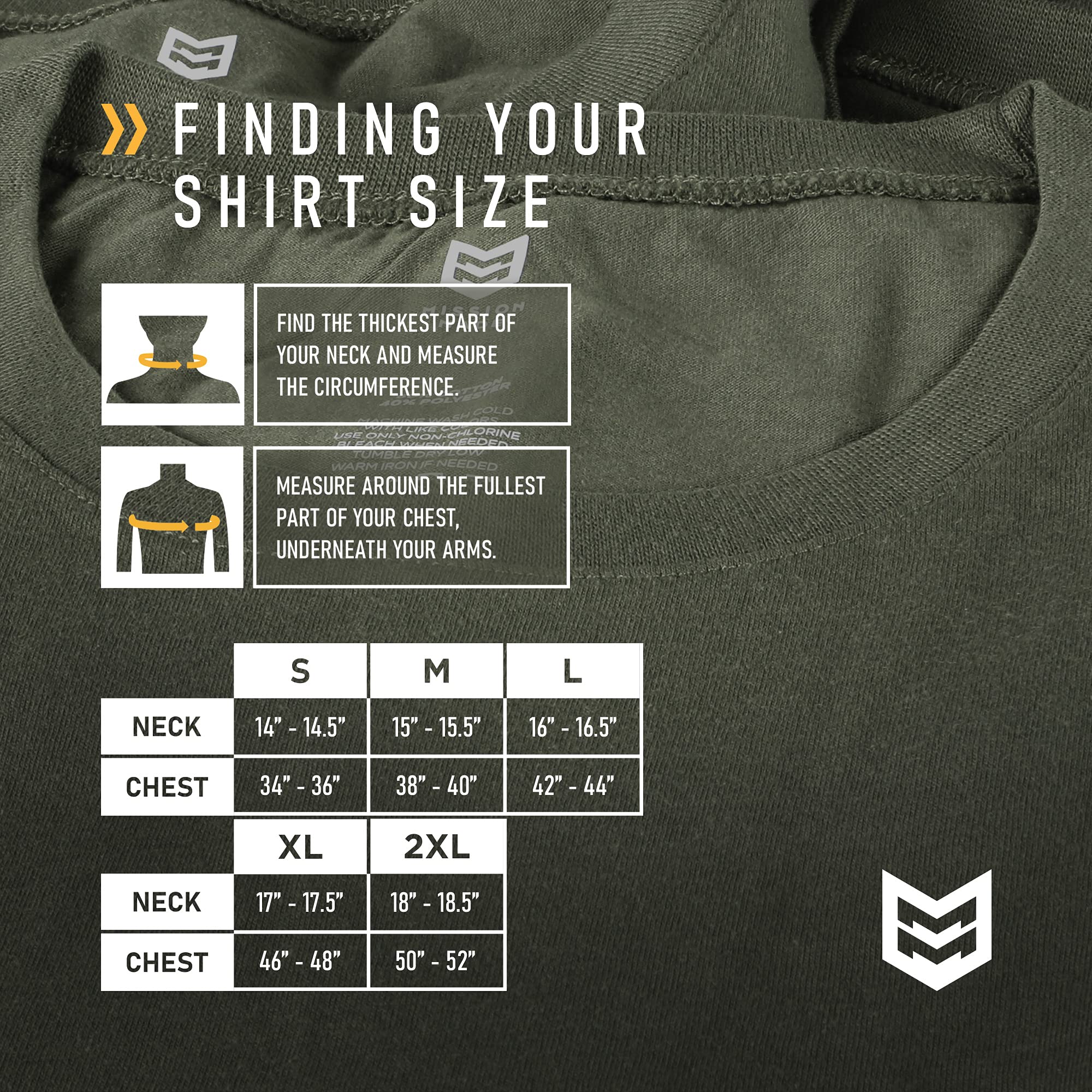 Mission Made Crew Neck T-Shirts (3 Pack) Tagless Tactical Military Tees for Men