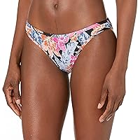 Women's Standard Tropical Oasis Smocked Bikini Bottom