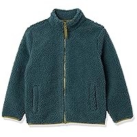 Amazon Essentials Boys and Toddlers' Polar Fleece Lined Sherpa Full-Zip Jacket