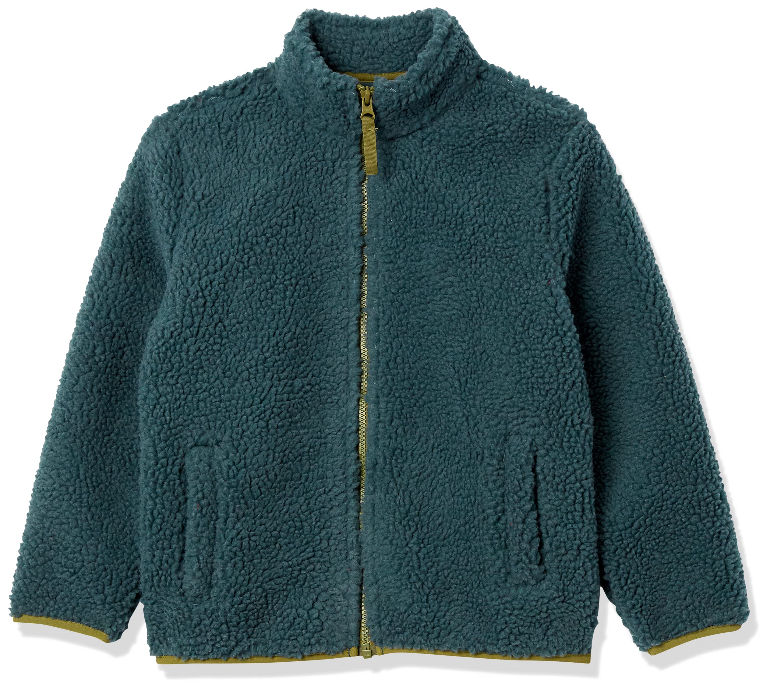 Amazon Essentials Boys and Toddlers' Polar Fleece Lined Sherpa Full-Zip Jacket
