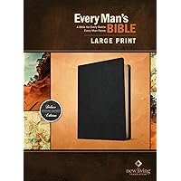 Every Man's Bible NLT, Large Print (Genuine Leather, Black, Indexed) Every Man's Bible NLT, Large Print (Genuine Leather, Black, Indexed) Leather Bound