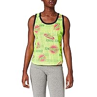 Zumba Women's Breathable Loose Fit Mesh Top Fitness Athletic Workout Tank Tops for Women Shirt