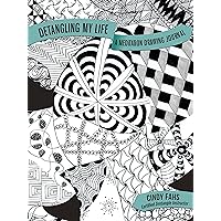 Detangling My Life: A Meditation Drawing Journal (Quiet Fox Designs) A Zentangle (R) Diary with 32 Step-by-Step Tangled Patterns, Zentangle-Inspired Art, Quotes, and Lots of Space to Write and Doodle