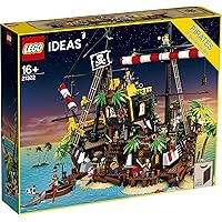 LEGO® Ideas Pirates of Barracuda Bay 21322 Pirate Shipwreck Model Building Kit for Play and Display