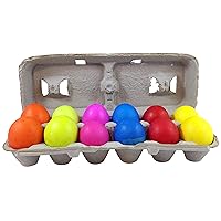 Confetti-Filled Eggs in Assorted Colors Made from Real Eggshells (Cascarones) - Bright Colorful Easter Eggs