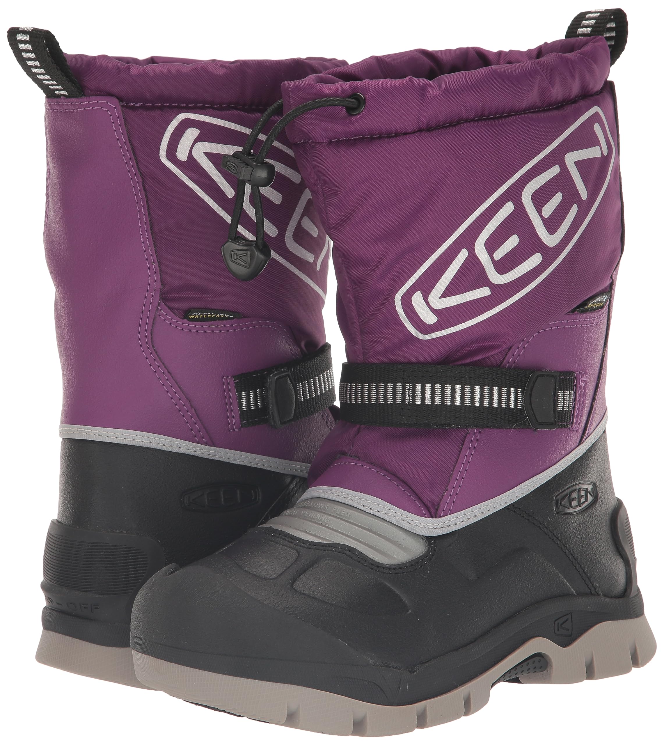 KEEN Unisex-Child Snow Troll Insulated Waterproof Pull on Winter Boots