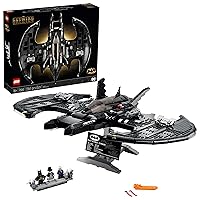 LEGO DC Batman 1989 Batwing 76161 Displayable Model with a Buildable Vehicle and Collectible Figures: Batman, The Joker – Mime Version and Lawrence The Boombox Goon, New 2021 (2,363 Pieces)