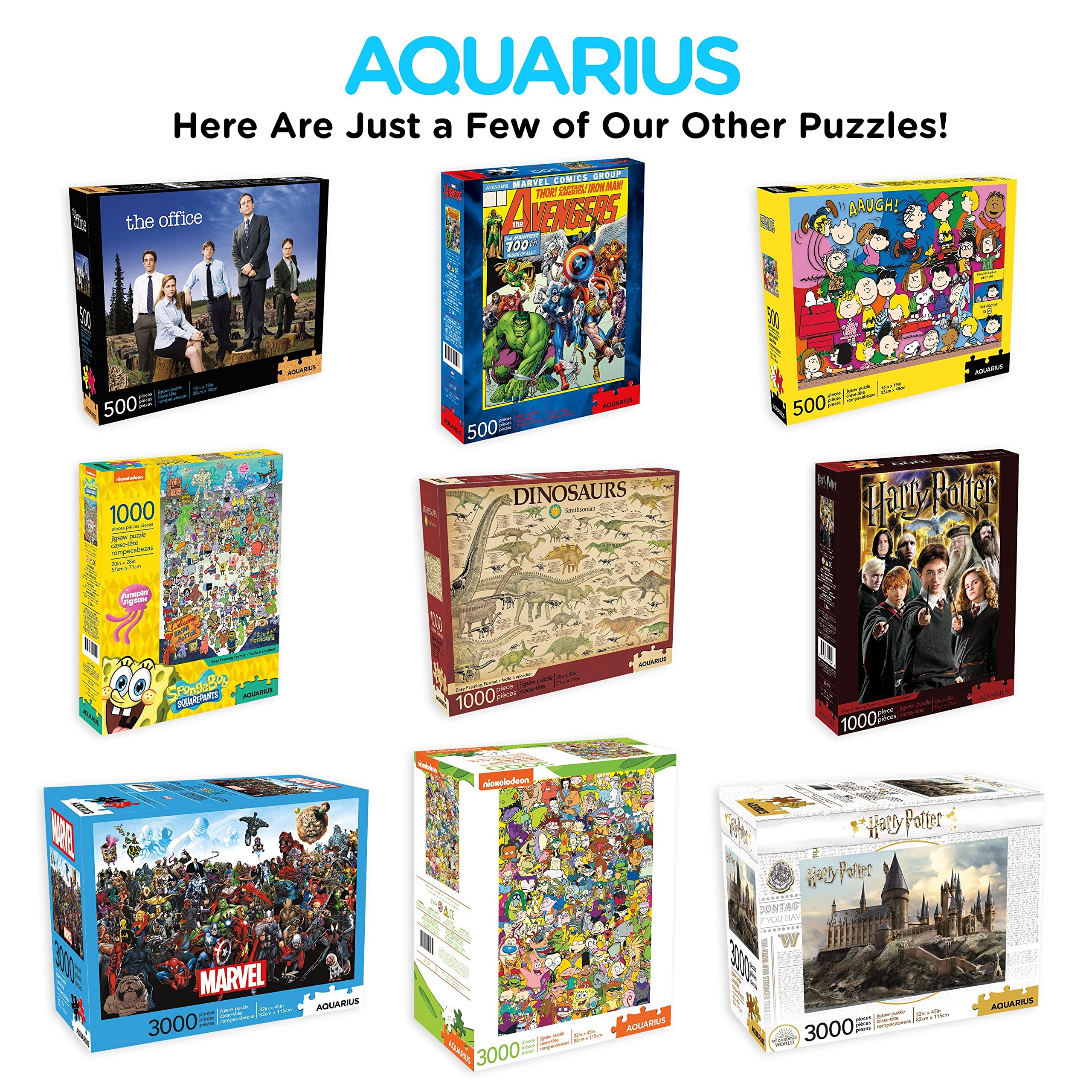 Aquarius Nickelodeon 90s Puzzle (3000 Piece Jigsaw Puzzle) - Officially Licensed Nickelodeon Merchandise & Collectibles - Glare Free - Precision Fit - 32 x 45 Inches