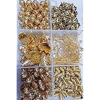 Kavya fashion Jewellery Making kit Art and Crafts Materials for Necklace Bracelet Earring Making Materials DIY kit (300 piece-50 Piece Each).