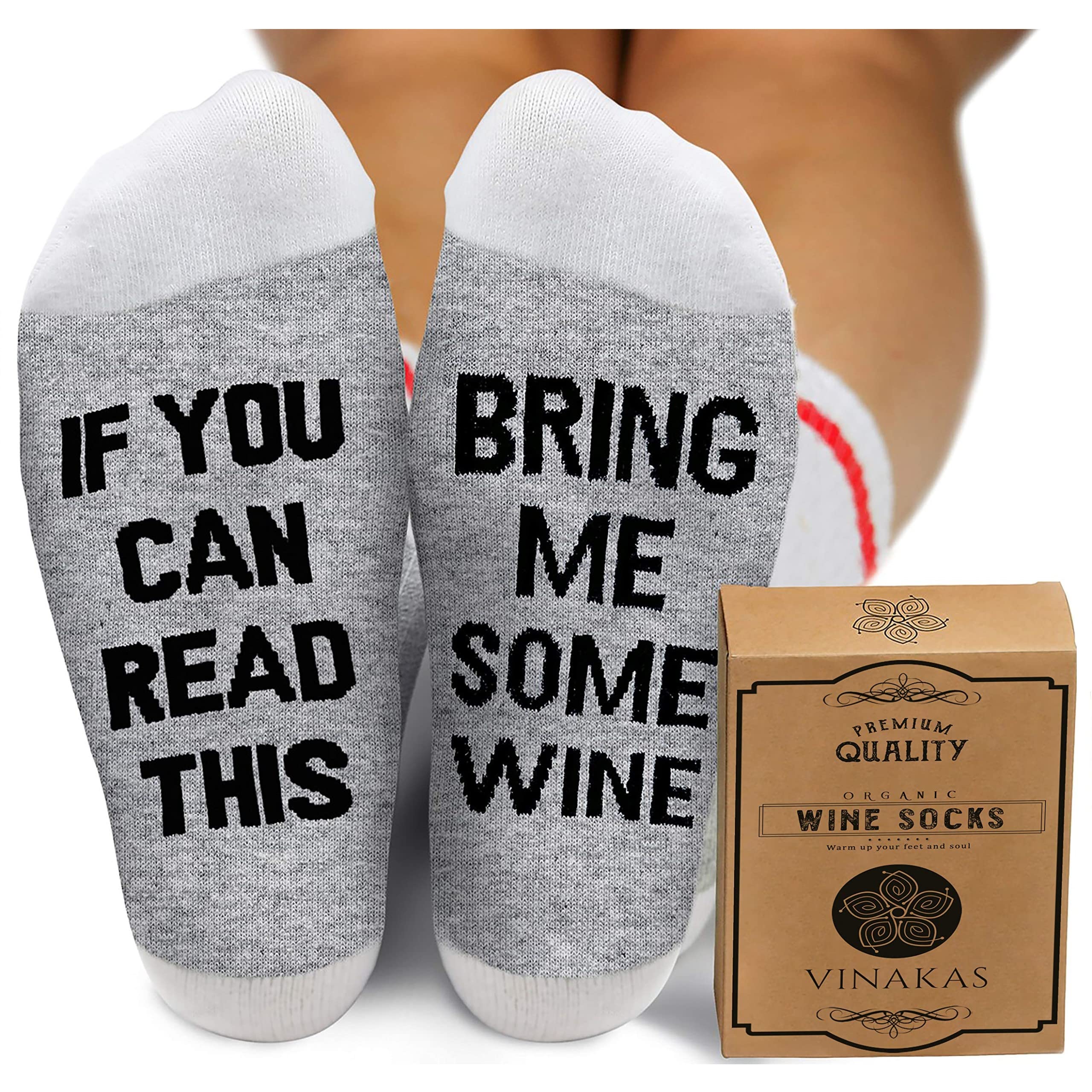 WINE GIFTS FOR WOMEN - Wine Accessories Mothers Day Gifts for Mom. If You Can Read This Bring Me Some Wine