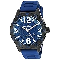 Men's 'Aqua One' Quartz Stainless Steel and Silicone Watch, Color:Blue (Model: OC2715)