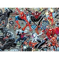 Buffalo Games - Silver Select - Marvel - Spider-Verse - 1000 Piece Jigsaw Puzzle for Adults Challenging Puzzle Perfect for Game Nights - Finished Size 26.75 x 19.75