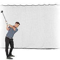 Sports Netting - Hitting Net for Golf, Baseball, Hockey, Soccer, LAX and More - 10 ft, 15 ft, 20 ft