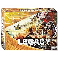 Pandemic Legacy Season 2 Board Game (Yellow) - Fight to Save Humanity from Plague! Cooperative Strategy Game for Kids and Adults, Ages 13+, 2-4 Players, 60 Minute Playtime, Made by Z-Man Games