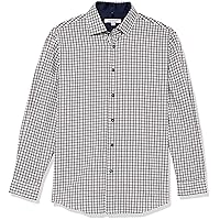 Isaac Mizrahi Boy's Long Sleeve Check Pattern Button Down Shirt