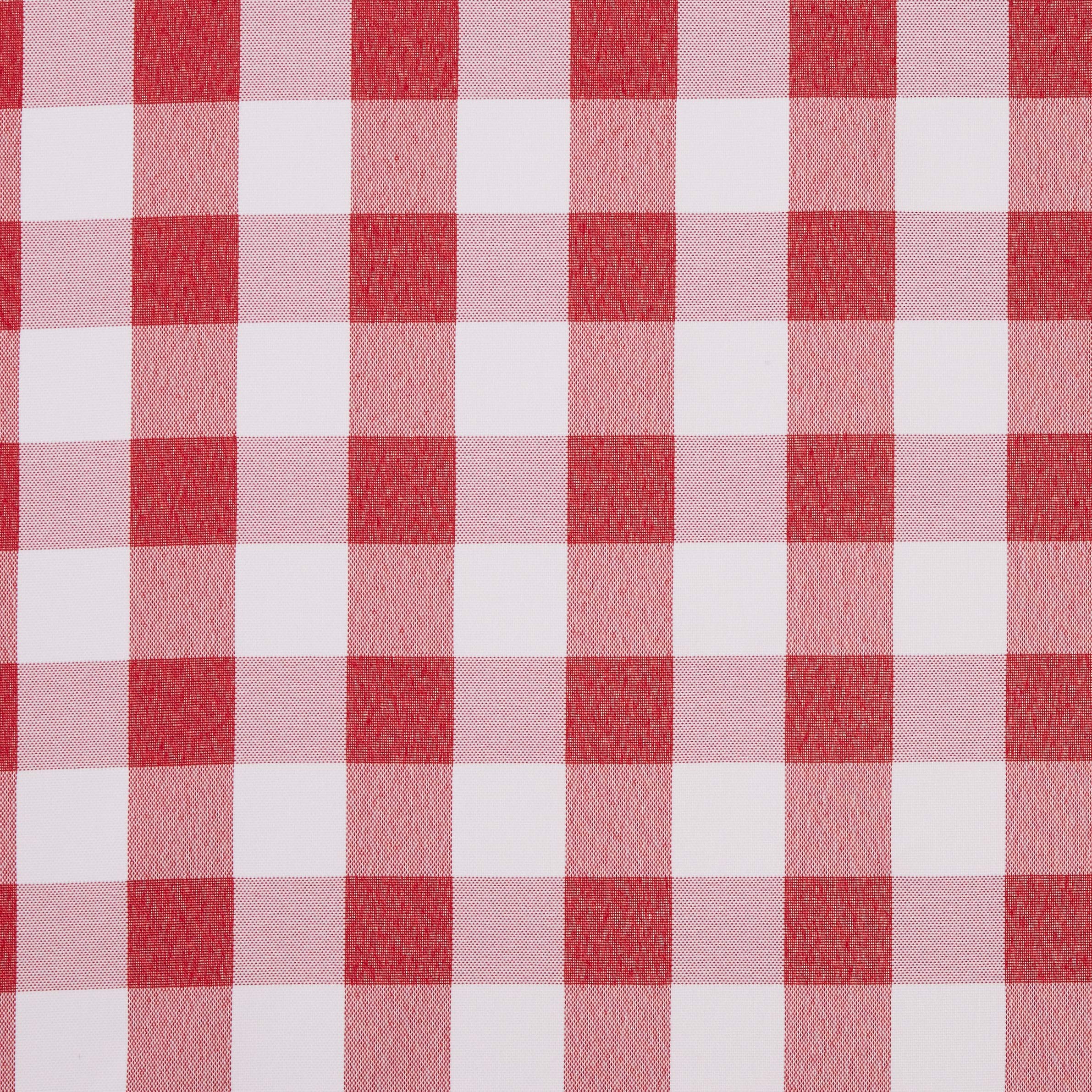 LA Linen Gingham Tablecloth - Checkered Tablecloth for Parties, Picnics & More - Farmhouse Tablecloth - Spring Tablecloth - Picnic Tablecloth - Cloth Tablecloths for Round Tables - 51