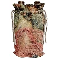 3dRose Danita Delimont - Cindy Miller Hopkins - Objects - Vietnam, Da Nang. Bac My An beach area. Colorful fishing net. - Wine Bag (wbg_187527_1)