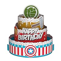 Hallmark Marvel Avengers Pop Up Card (Superhero Birthday Cake)