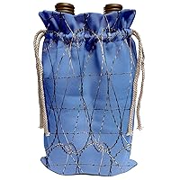 3dRose Danita Delimont - Industrial - Barbed wire fence. - Wine Bags (wbg_343722_1)