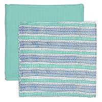 HonestBaby Unisex-Baby 2-Pack Organic Cotton Swaddle Blankets (Legacy)