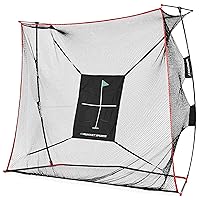 Rukket 9x7x3ft Haack Golf Net Pro, Practice Driving Indoor and Outdoor, Professional Golfing at Home Swing Training Aids, by SEC Coach Chris Haack