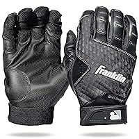 Franklin Sports MLB 2nd Skinz Batting Gloves - Adult + Youth Baseball + Softball Batting Gloves - Men's + Kids Baseball, Teeball + Softball Gloves - Multiple Sizes + Colors Available