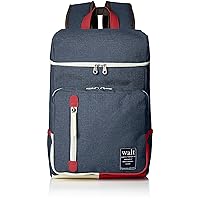Walt Backpack Box Type, A4 Compatible, Color Scheme, Navy