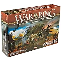 Fantasy Flight Games Ares Games War of The Ring 2nd Edition, Multi-Colored (AGS WOTR001), 2 to 4 Players