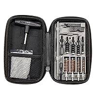 M&P Compact Pistol Cleaning Kit for .22 9mm .357 .38 .40 10mm and .45 Caliber Handguns, Black