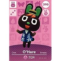 Nintendo Animal Crossing Happy Home Designer Amiibo Card O'Hare 390/400 USA Version