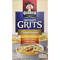 Quaker Instant Grits Cheese Lovers, Variety Pack, 12 Packets