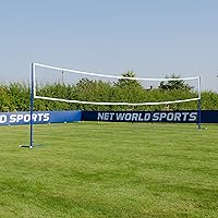 Procourt Badminton/Volleyball Posts & Nets Package - Portable Indoor & Outdoor Uprights (Posts & Nets)