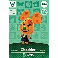 Nintendo Animal Crossing Happy Home Designer Amiibo Card Chadder 284/300 USA Version