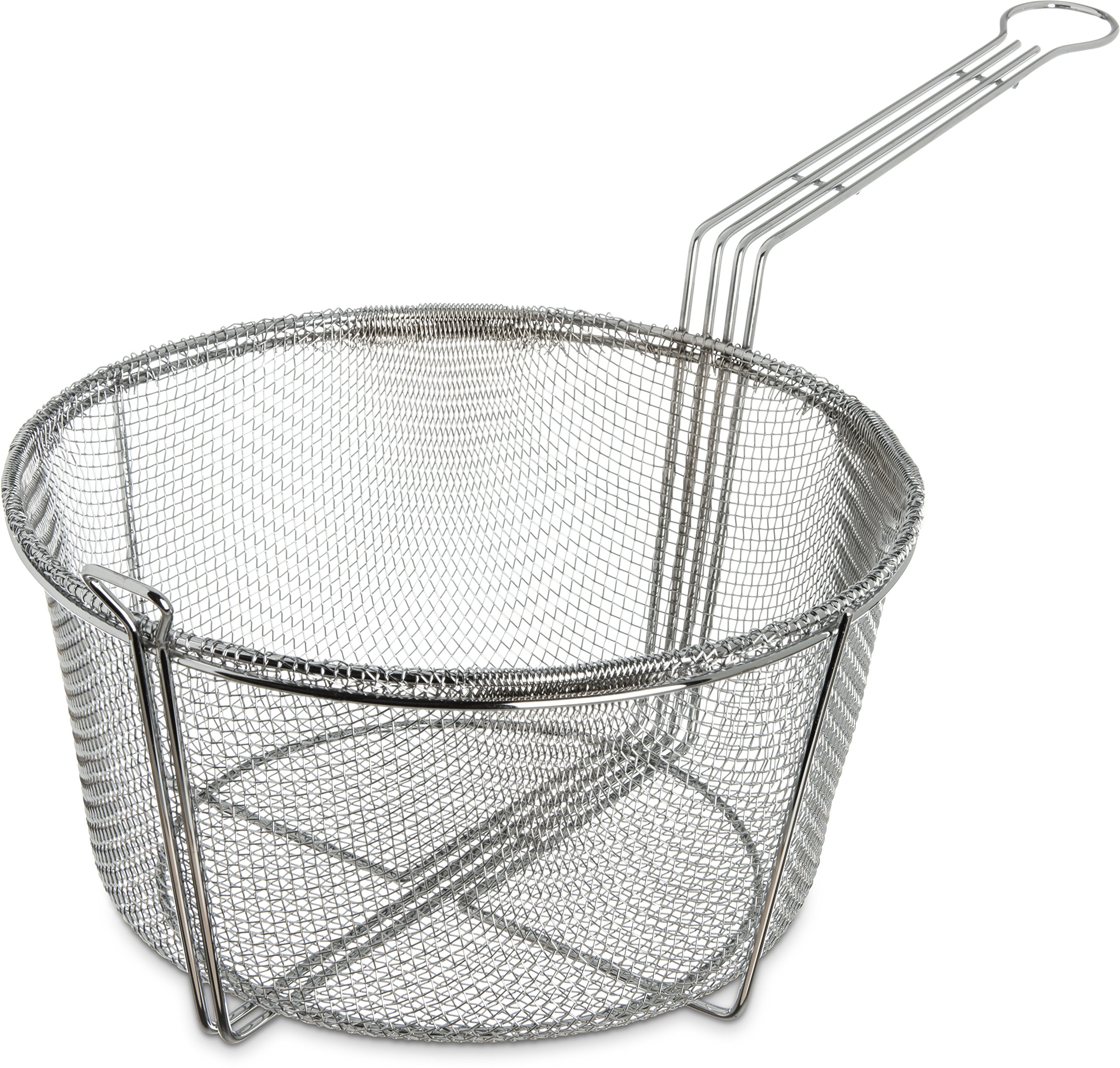 Carlisle FoodService Products 601002 Chrome Plated Nickel Steel Mesh Fryer Basket, 11-1/2