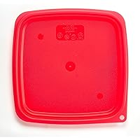 Cambro Red Cover for FreshPro Squares (Pack of 6)