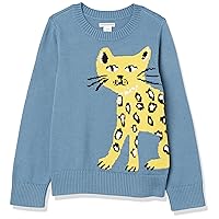 Amazon Essentials Girls and Toddlers' Pullover Crewneck Sweater