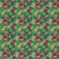 Mook Fabrics Cotton 2022 Christmas, Red, 15 Yard Bolt