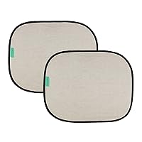 Static Cling Car Window Shades UPF 50+ Sun Protection - 2 Pack - Model CK103