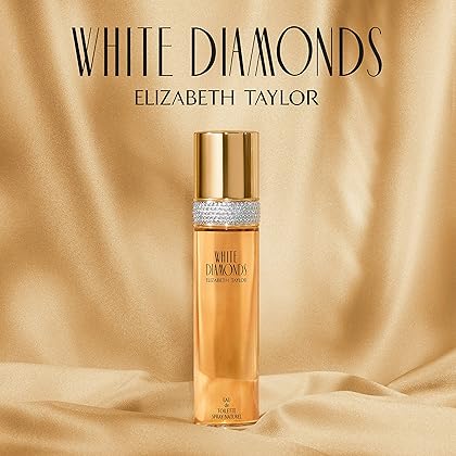 Elizabeth Taylor Women's Perfume, White Diamonds, Eau De Toilette EDT Spray, 3.3 Fl Oz