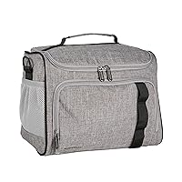 Amazon Basics - Soft Waterproof Lightweight Cooler Lunch Bag, 24 Can Capacity, Gray